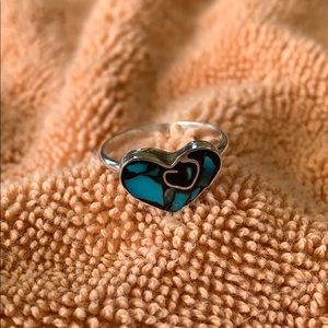Turquoise inlay ring